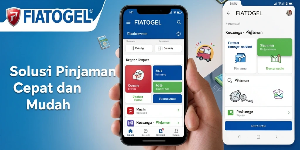 Tampilan antarmuka utama aplikasi FIATOGEL yang sederhana dan intuitif.