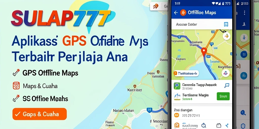 Tampilan antarmuka SULAP777 untuk GPS Offline Maps yang intuitif.