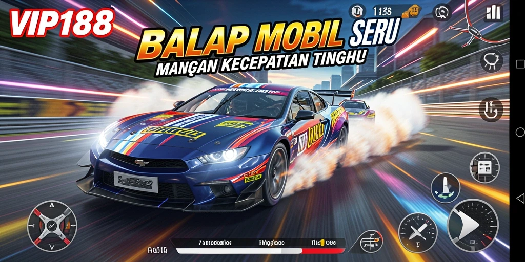 Antarmuka permainan VIP188 yang menarik dan dinamis.