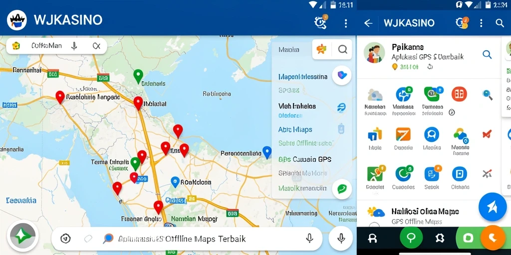 Antarmuka pengguna WJKASINO yang ramah dan intuitif untuk GPS Offline Maps.