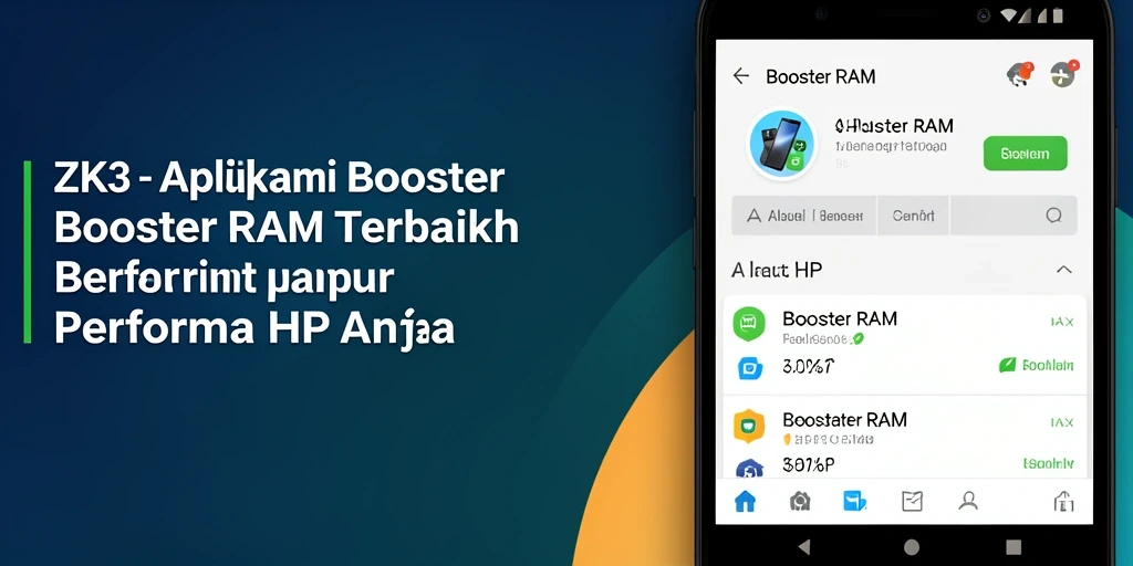 Antarmuka ZK3 yang sederhana dan efektif untuk Booster RAM.