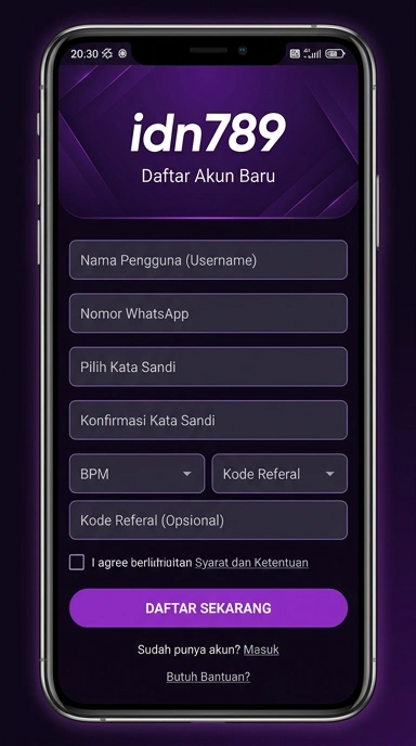 Panduan Mendaftar Akun idn789 dengan Mudah